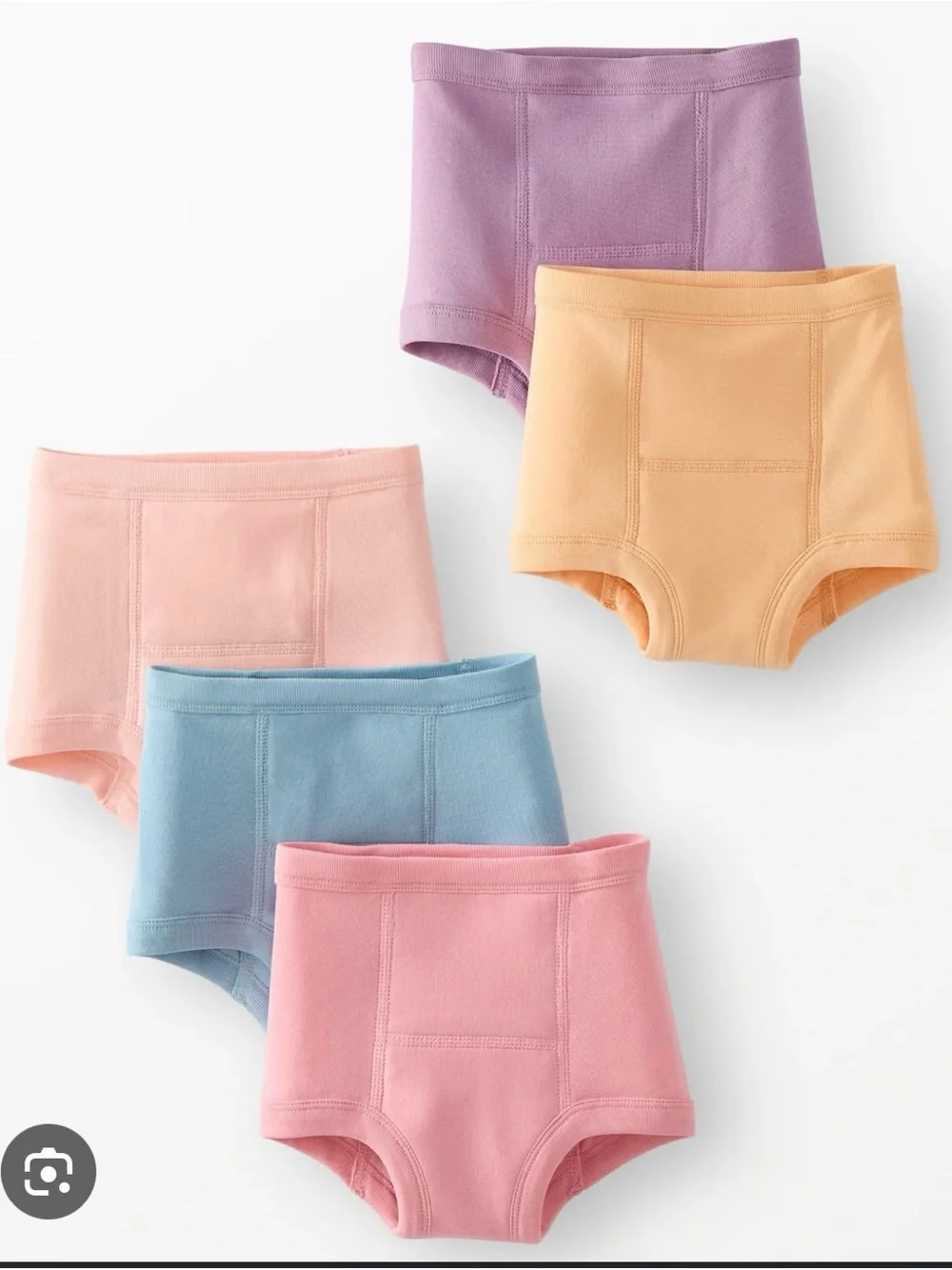 Hanna Andersson Training Underwear - 5-pack - 100/110cm - Girls Solid Color